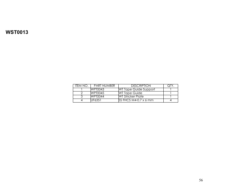 Wst0013 | Intertape Polymer Group (IPG) TWA 1000-M User Manual | Page 56 / 60