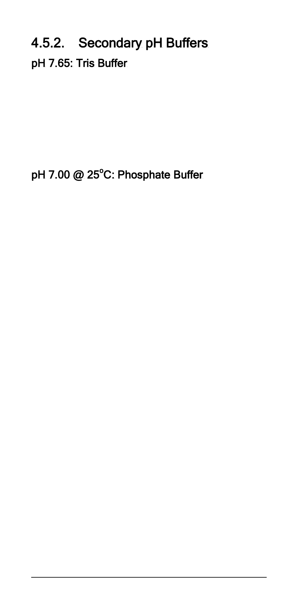 Secondary ph buffers | Ionode IJ pH V5.1 User Manual | Page 23 / 44