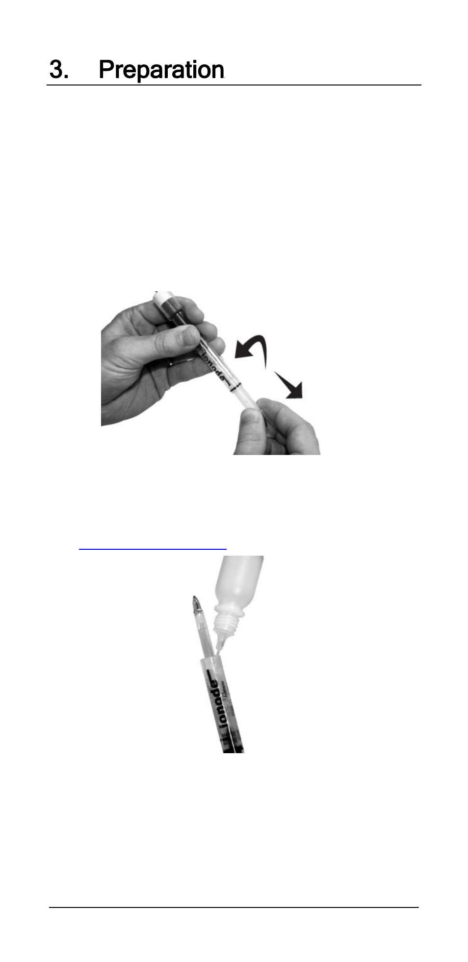 Preparation | Ionode IJ pH V5.1 User Manual | Page 4 / 44