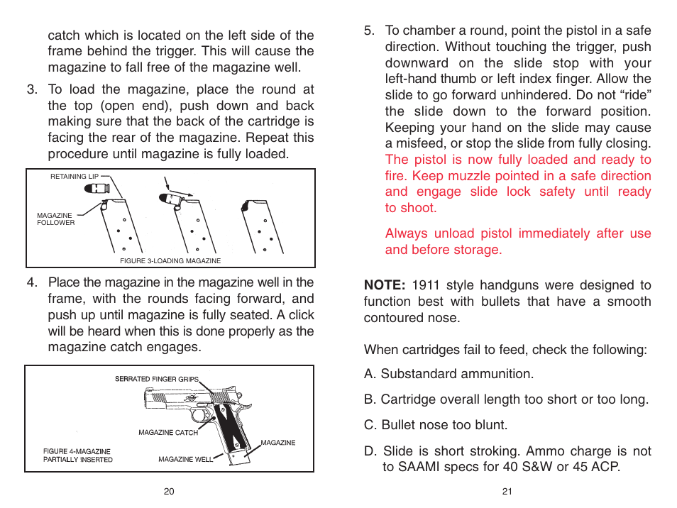 Kimber Full-Size 1911 Pistols User Manual | Page 10 / 18