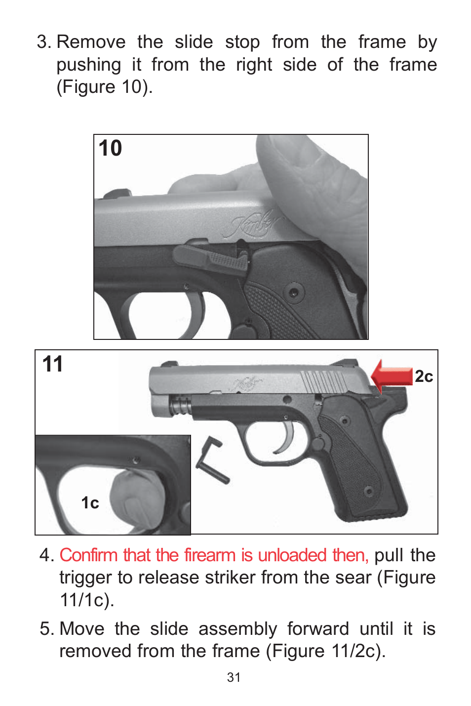 Kimber Solo User Manual | Page 31 / 48
