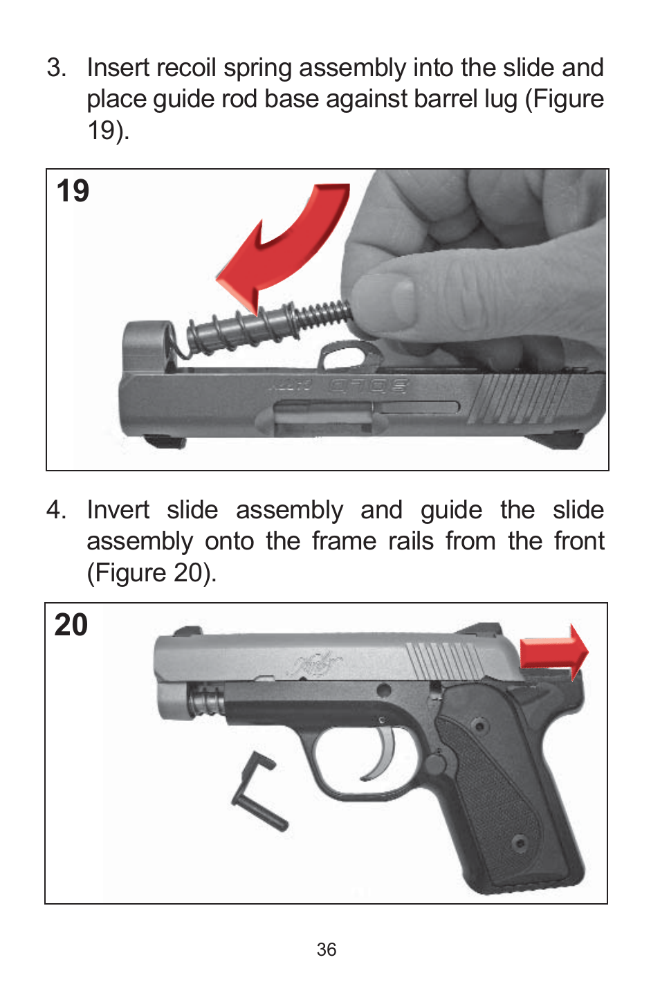 Kimber Solo User Manual | Page 36 / 48