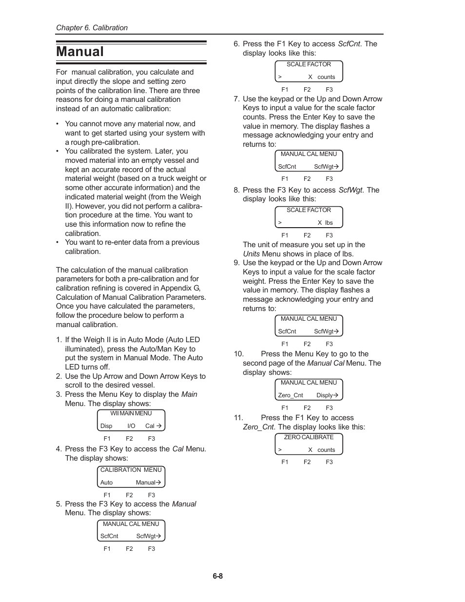 Manual | Kistler-Morse KM Weigh II User Manual | Page 46 / 120