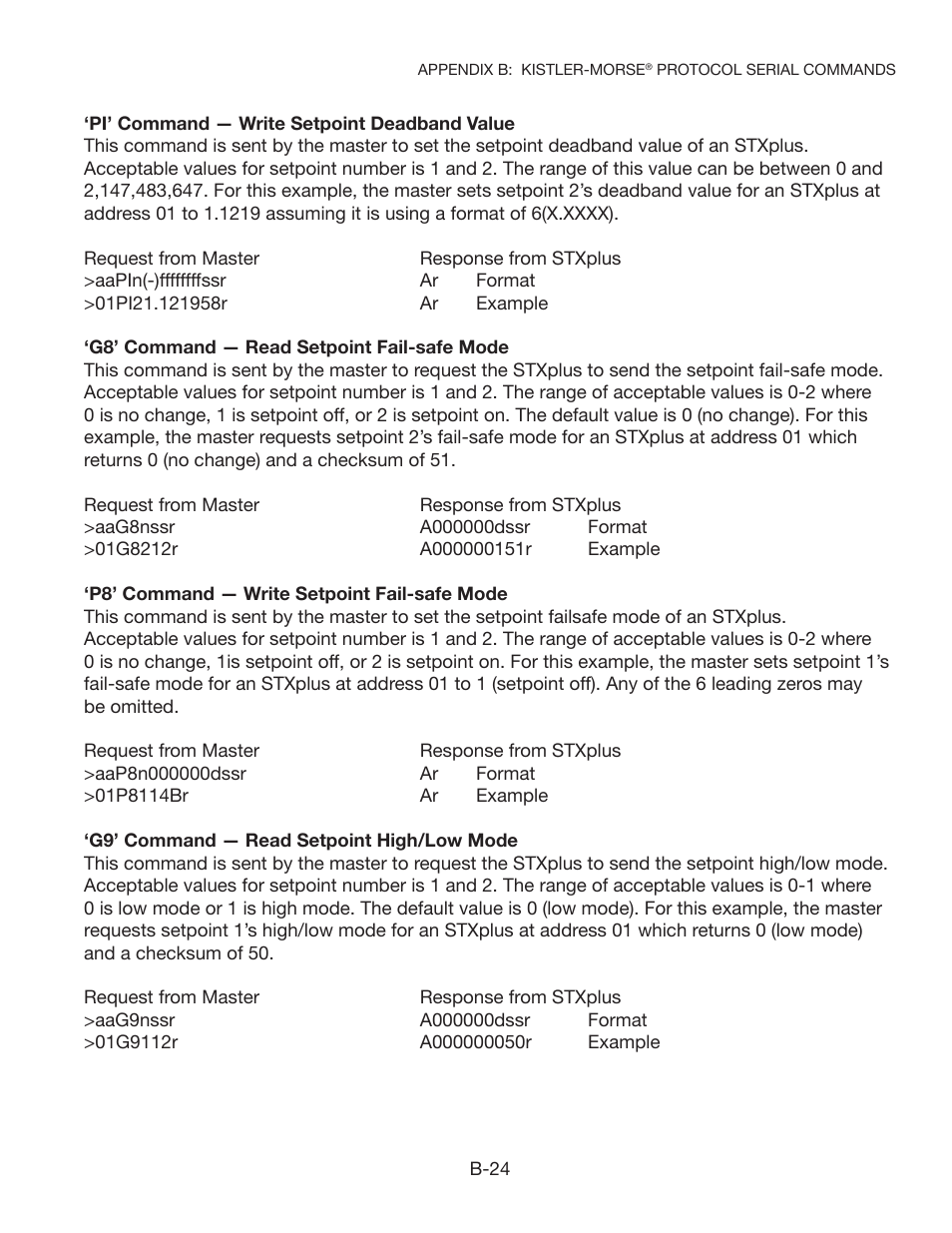 Kistler-Morse KM STXPlus User Manual | Page 43 / 76