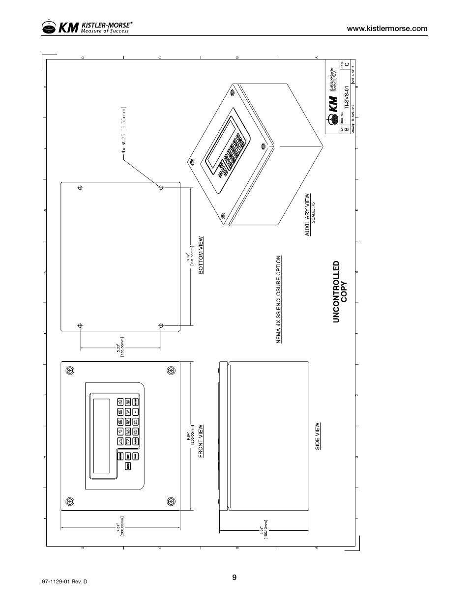 Kistler-Morse KM SVS2000 User Manual | Page 13 / 89