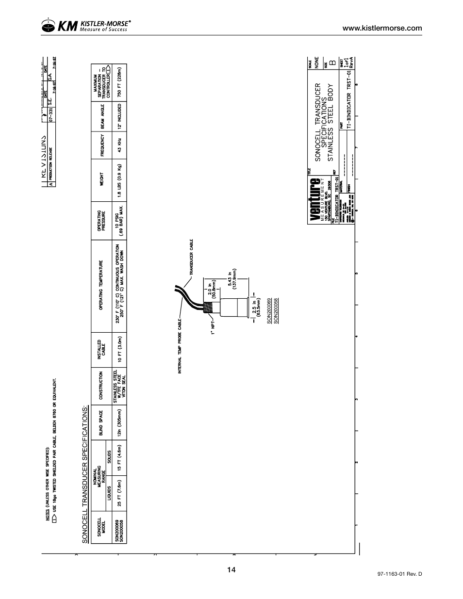 Kistler-Morse KM ultrawave User Manual | Page 18 / 96