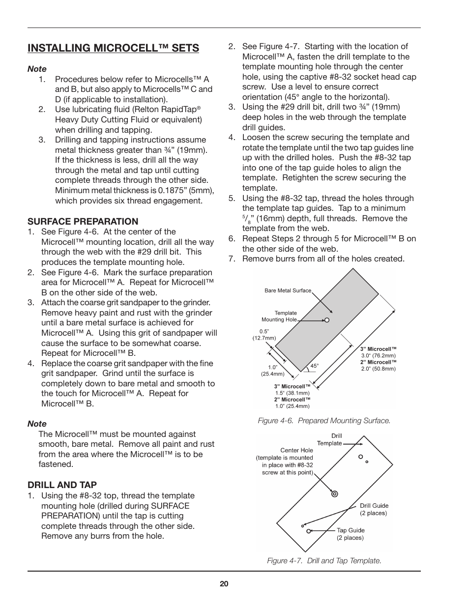 Installing microcell™ sets | Kistler-Morse KM Microcell Bolt-On User Manual | Page 24 / 44