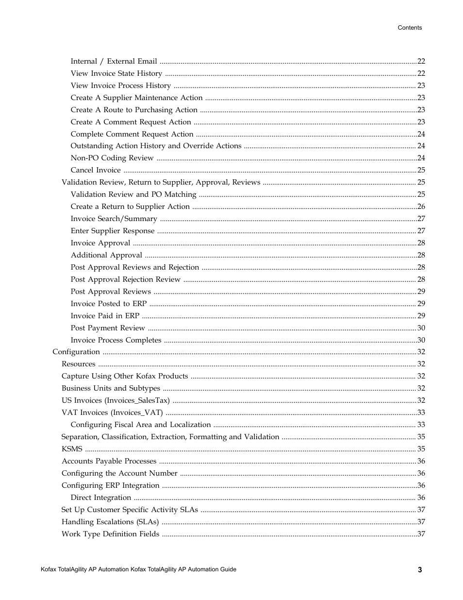 Kofax TotalAgility AP Automation User Manual | Page 3 / 43