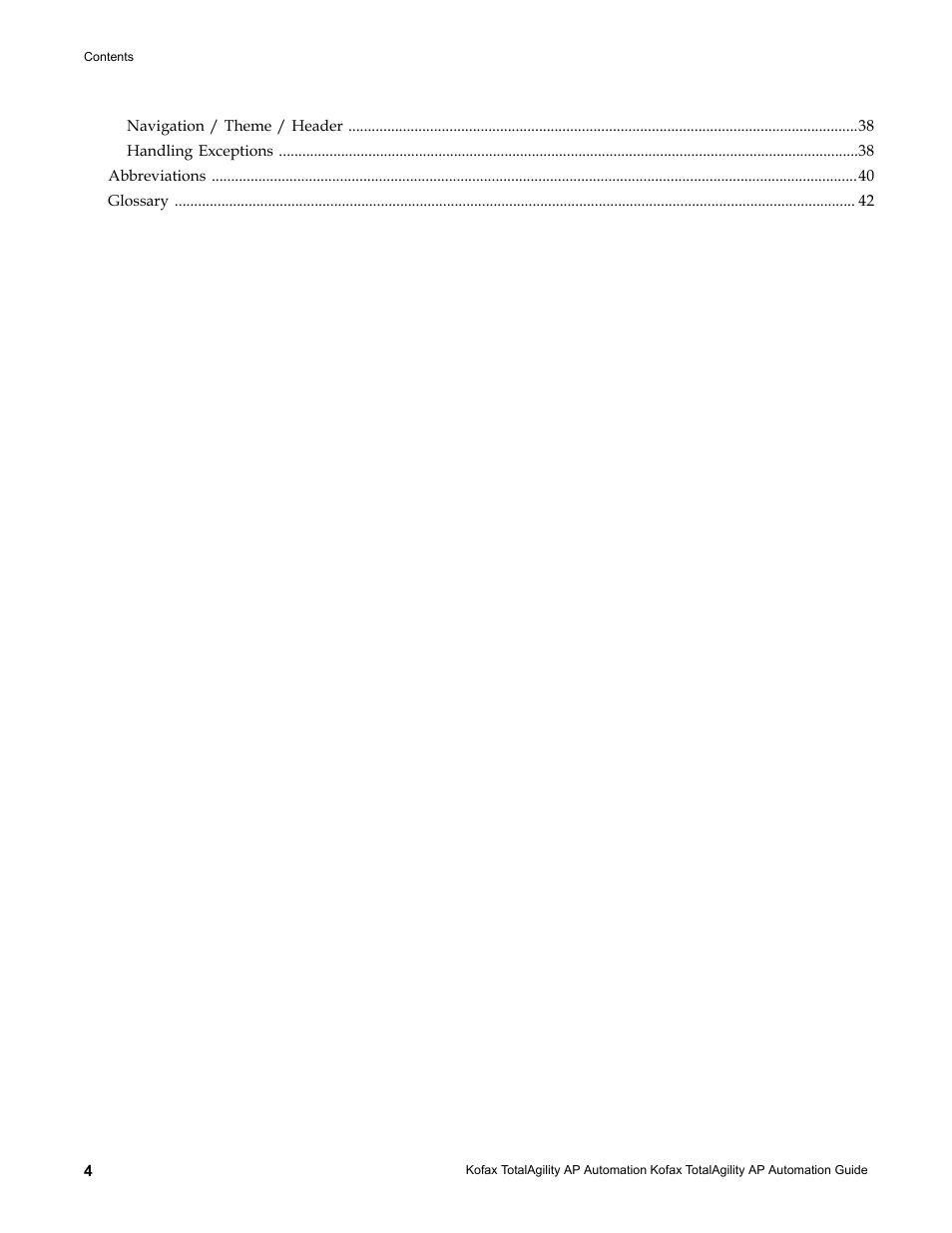 Kofax TotalAgility AP Automation User Manual | Page 4 / 43