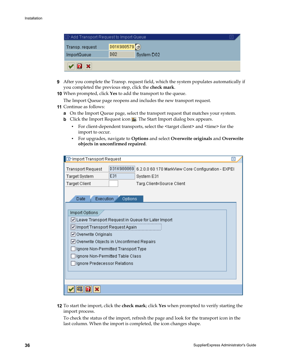 Kofax SupplierExpress User Manual | Page 36 / 80
