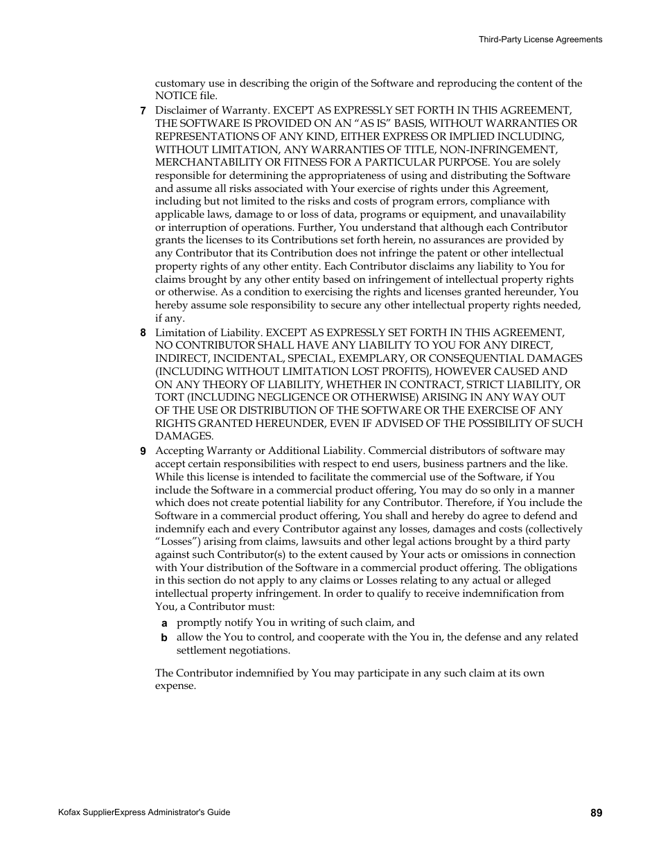 Kofax SupplierExpress User Manual | Page 89 / 94