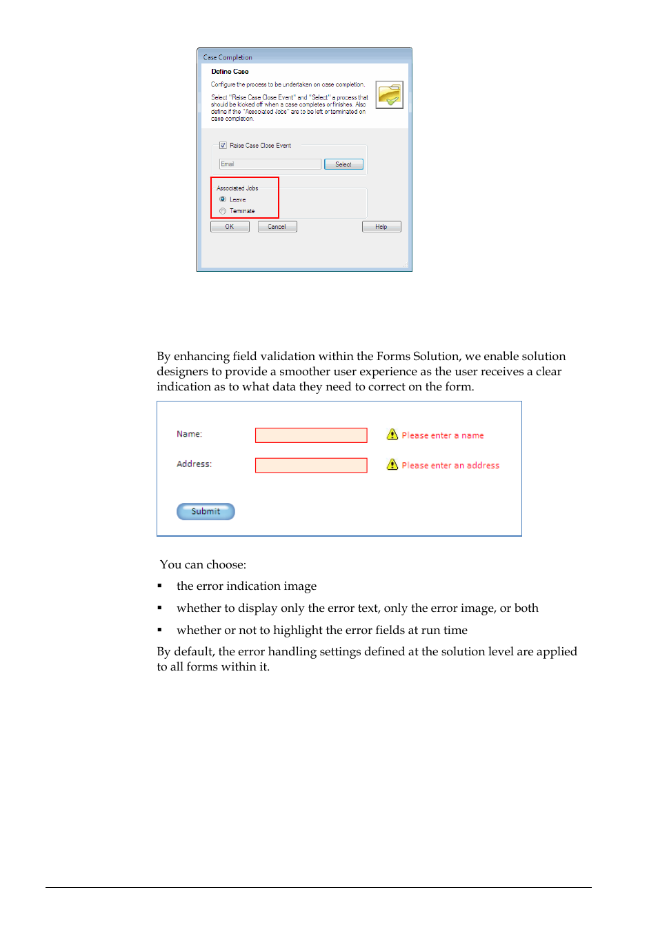 Field validation | Kofax TotalAgility User Manual | Page 18 / 28