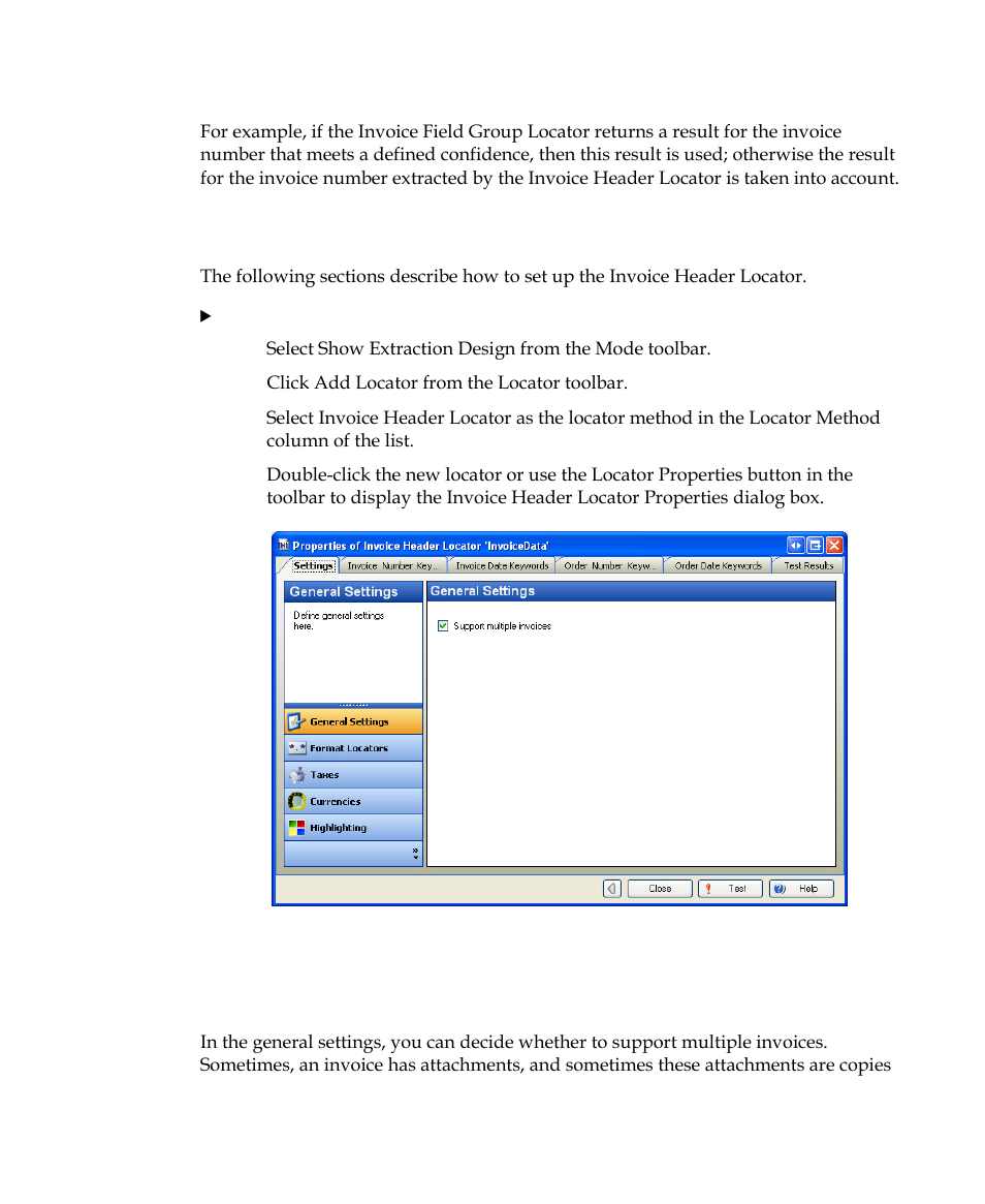 Properties, General settings | Kofax Getting Started with Ascent Xtrata Pro User Manual | Page 196 / 623