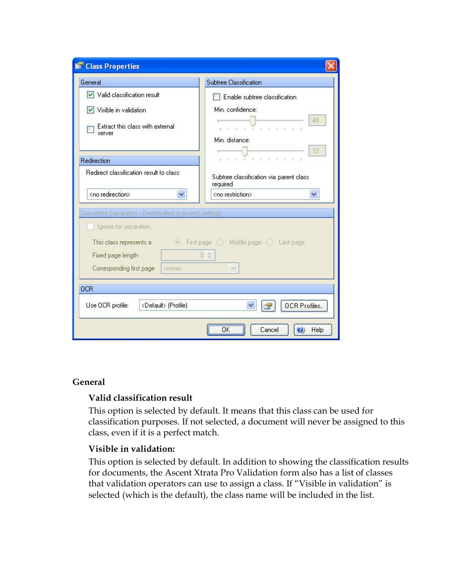Kofax Getting Started with Ascent Xtrata Pro User Manual | Page 317 / 623