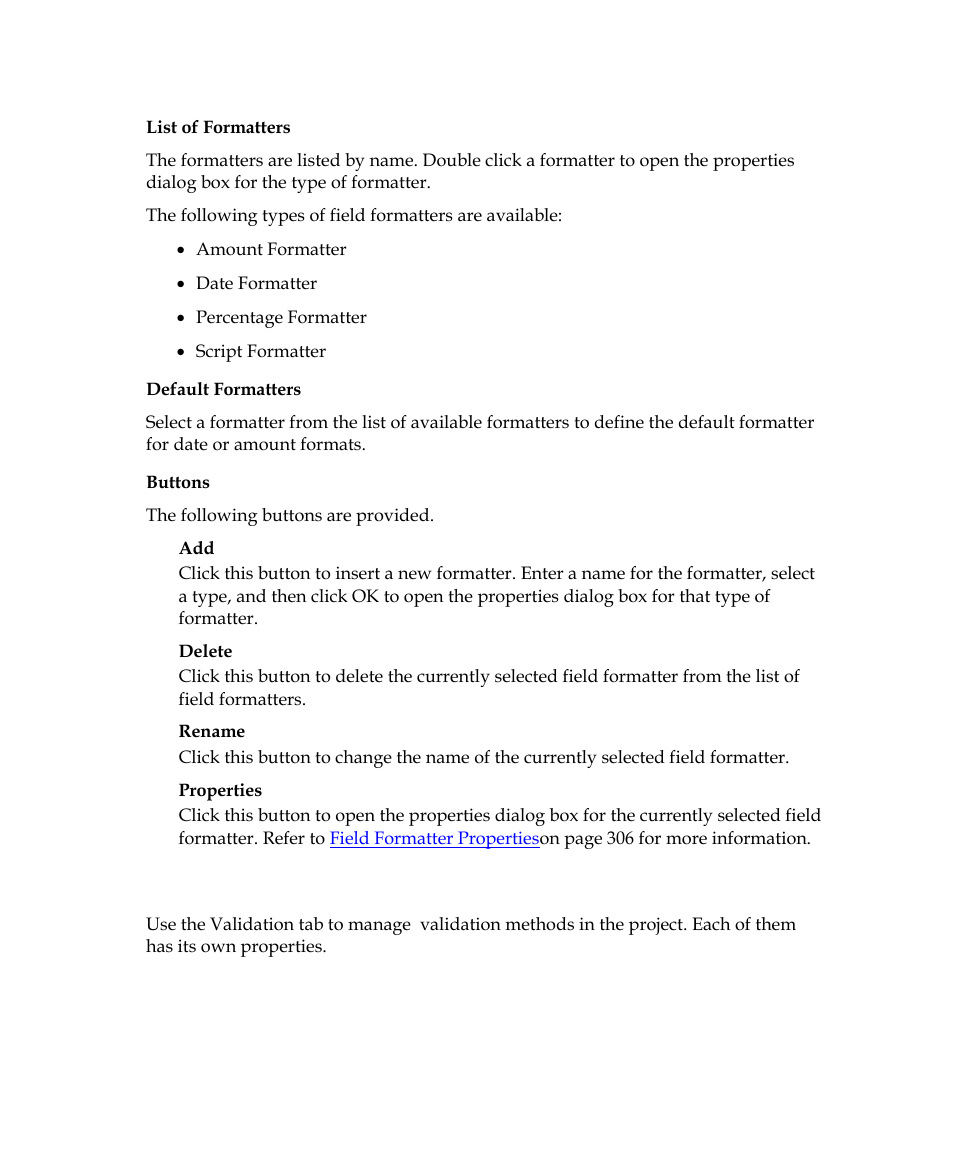 Project settings dialog box – validation tab | Kofax Getting Started with Ascent Xtrata Pro User Manual | Page 369 / 623