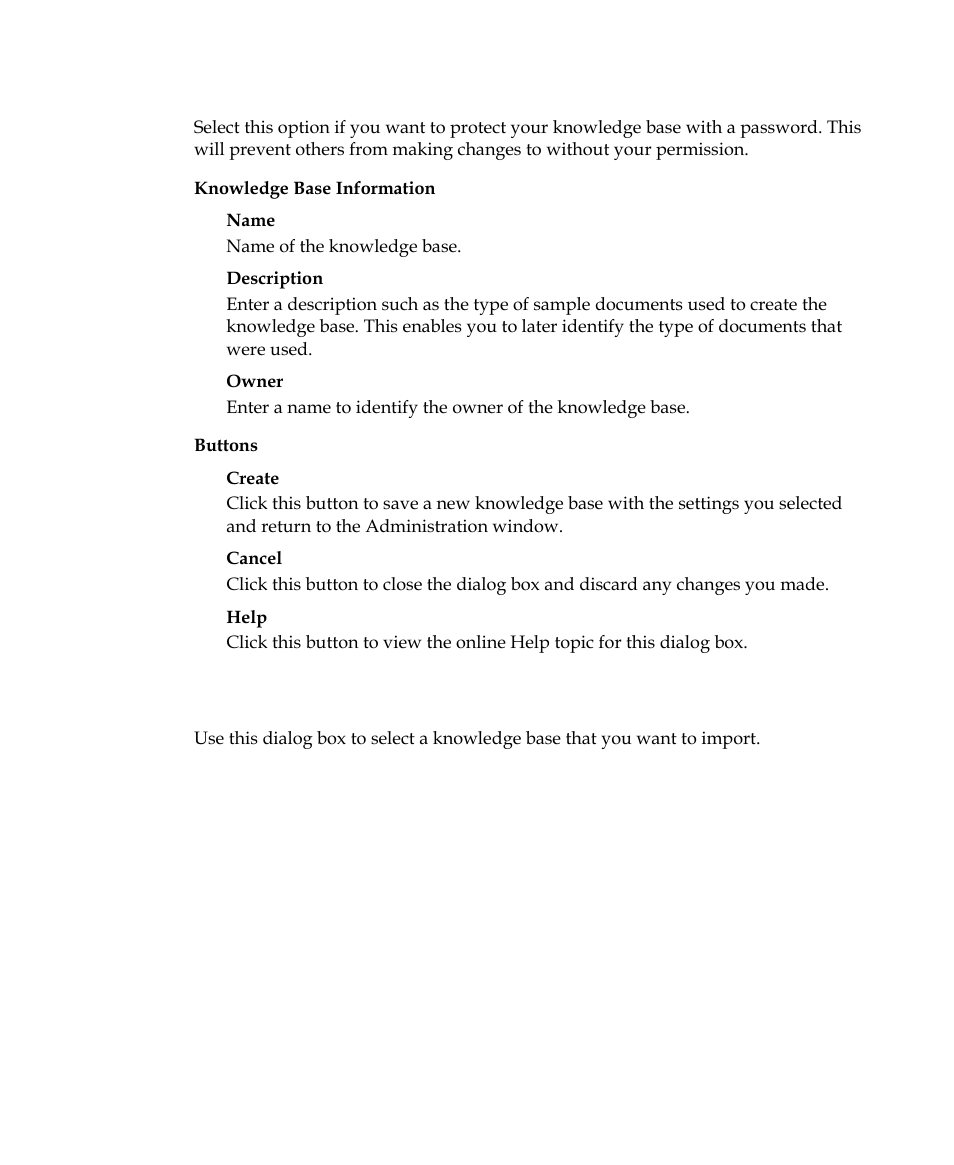 Select knowledge base dialog box | Kofax Getting Started with Ascent Xtrata Pro User Manual | Page 418 / 623
