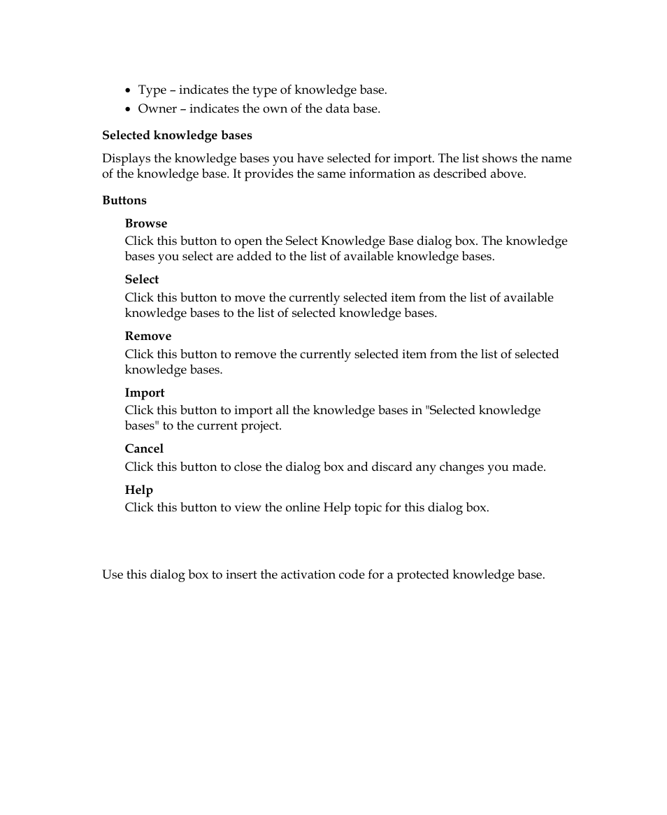 Insert knowledge base activation code dialog box | Kofax Getting Started with Ascent Xtrata Pro User Manual | Page 427 / 623