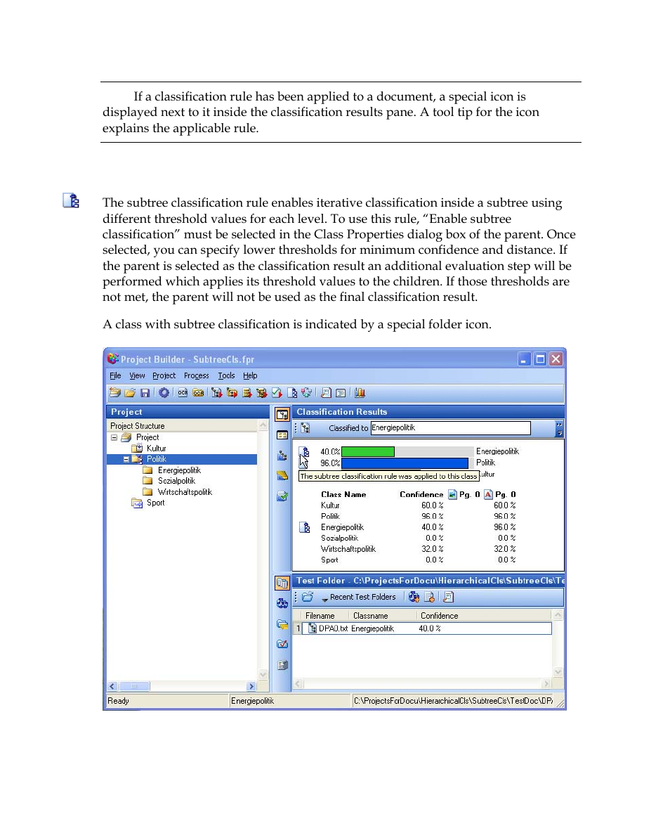 Subtree classification | Kofax Getting Started with Ascent Xtrata Pro User Manual | Page 89 / 623