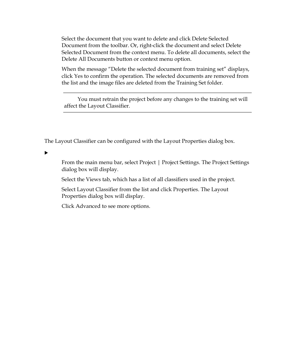 Layout classifier properties | Kofax Getting Started with Ascent Xtrata Pro User Manual | Page 97 / 623
