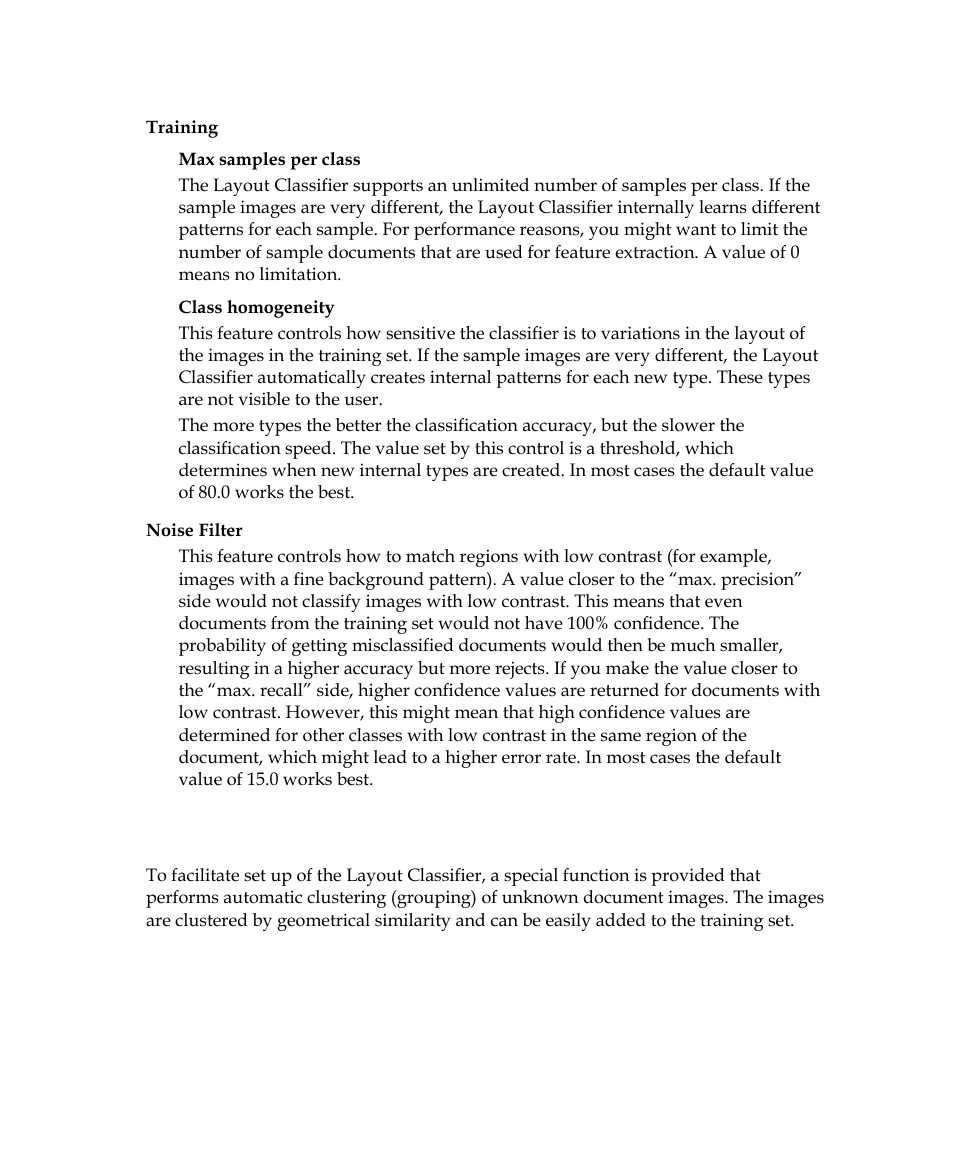 Image clustering | Kofax Getting Started with Ascent Xtrata Pro User Manual | Page 99 / 623