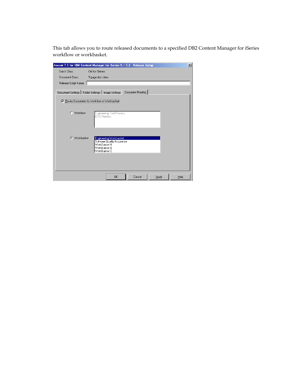 Document routing tab | Kofax Ascen 7.0 Release Script User Manual | Page 23 / 32