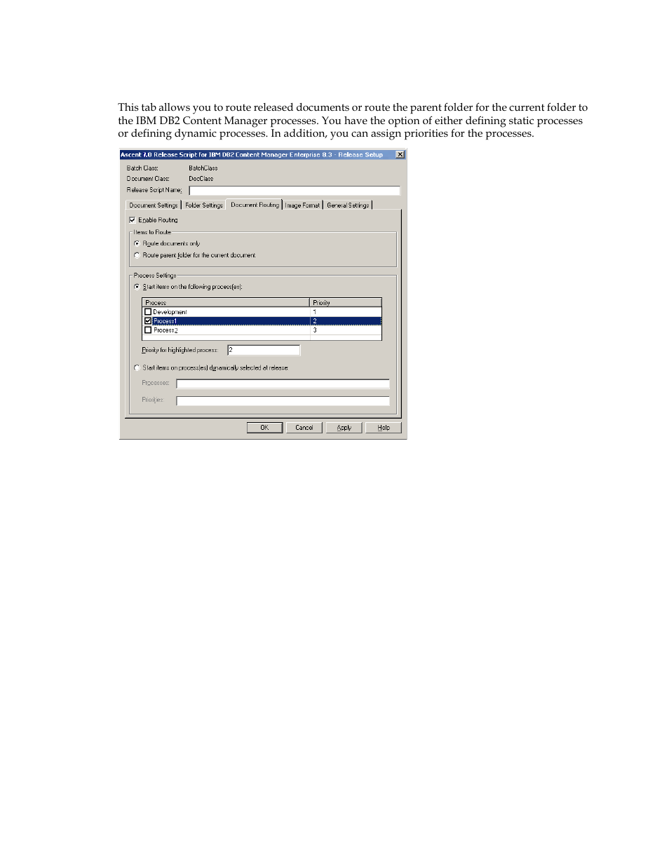 Document routing tab | Kofax Ascen 7.0 Release Script User Manual | Page 31 / 48