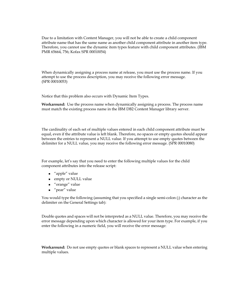 Dynamic process, Using null values | Kofax Ascen 7.0 Release Script User Manual | Page 41 / 48