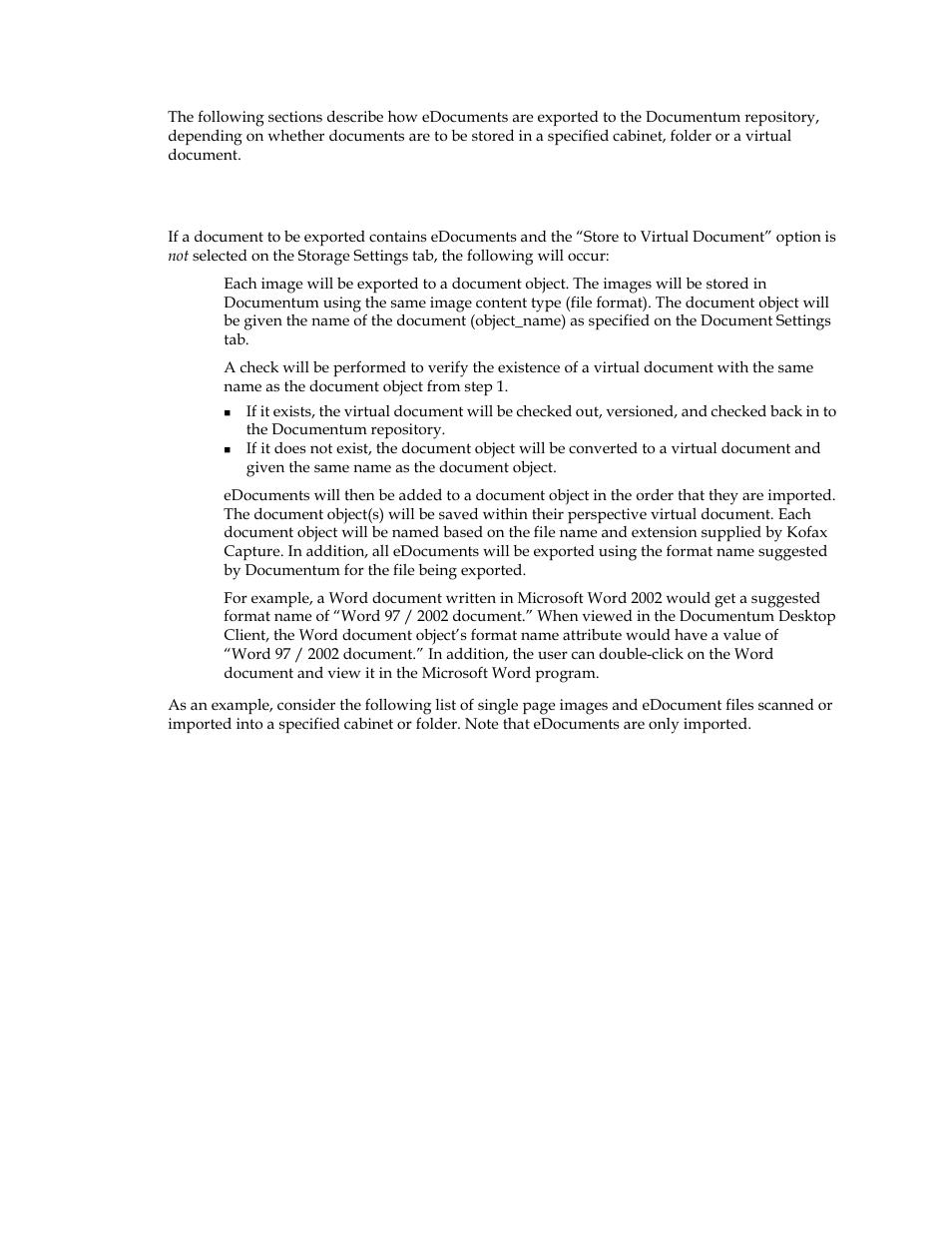 Storing to a specified cabinet / folder | Kofax Capture Export Connector for Documentum 6.7 User Manual | Page 15 / 18