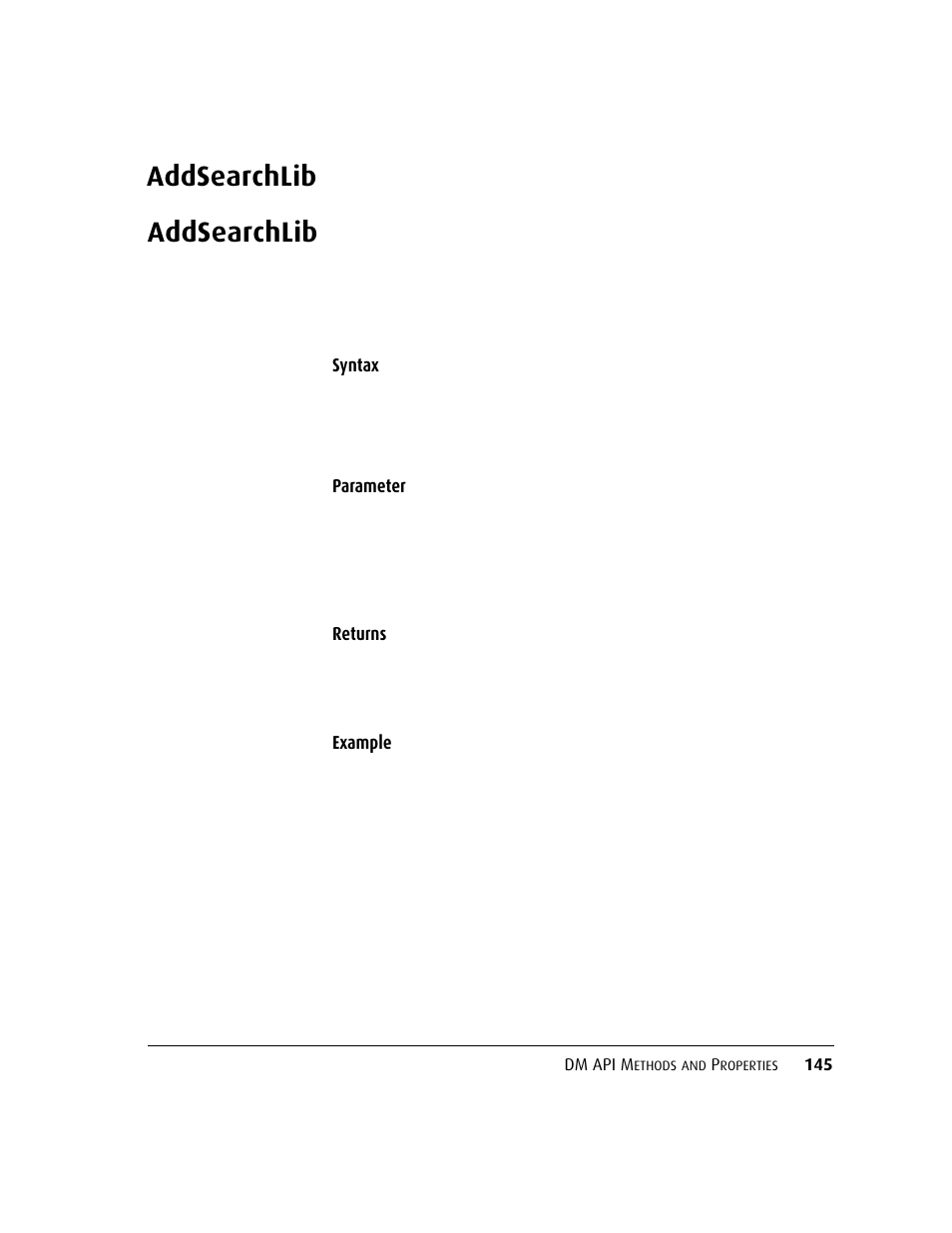 Addsearchlib, Ec.addsearchlib, T.addsearchlib | Kofax DM API User Manual | Page 165 / 528