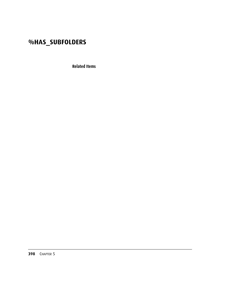 Has_subfolders | Kofax DM API User Manual | Page 418 / 528
