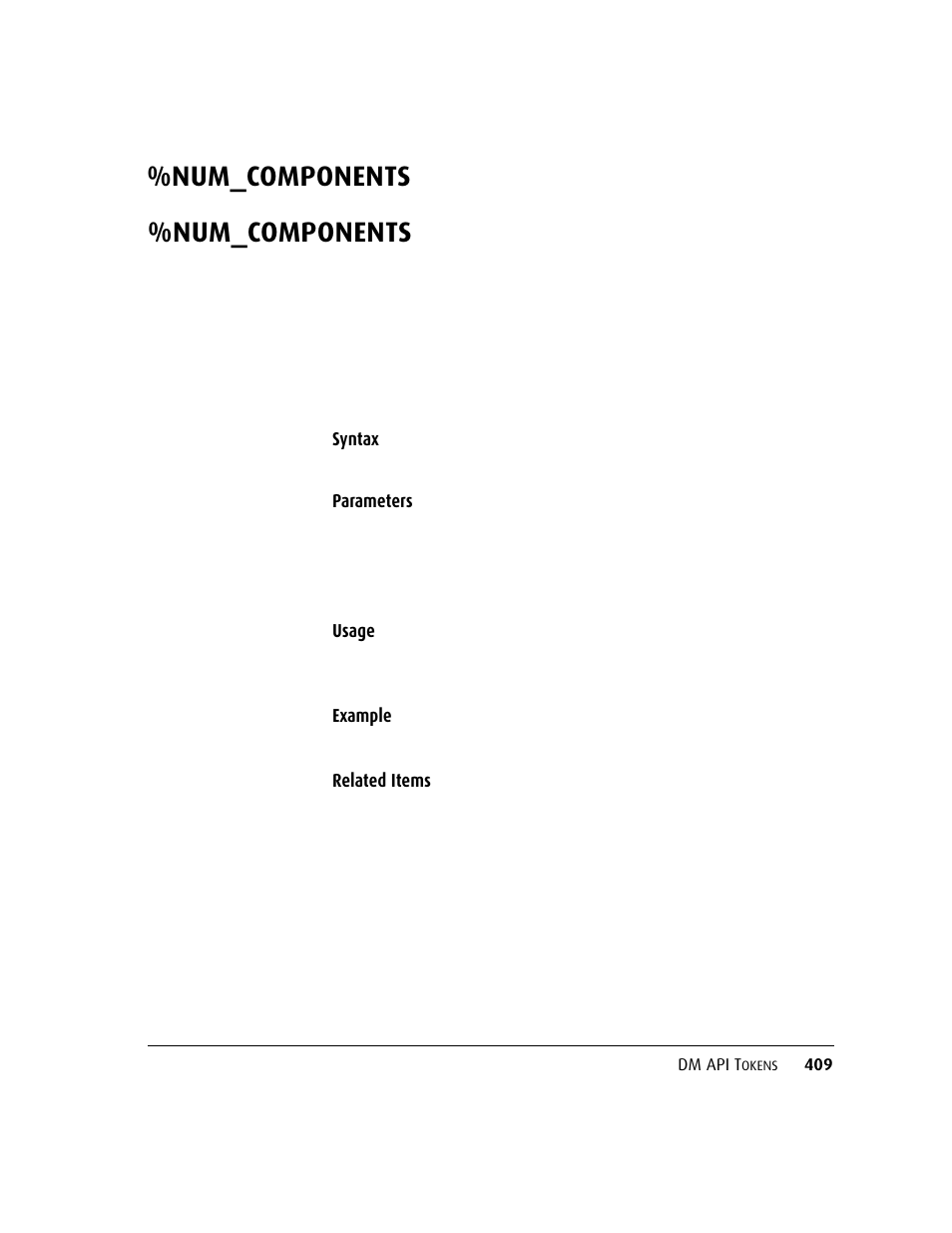 Num_components | Kofax DM API User Manual | Page 429 / 528