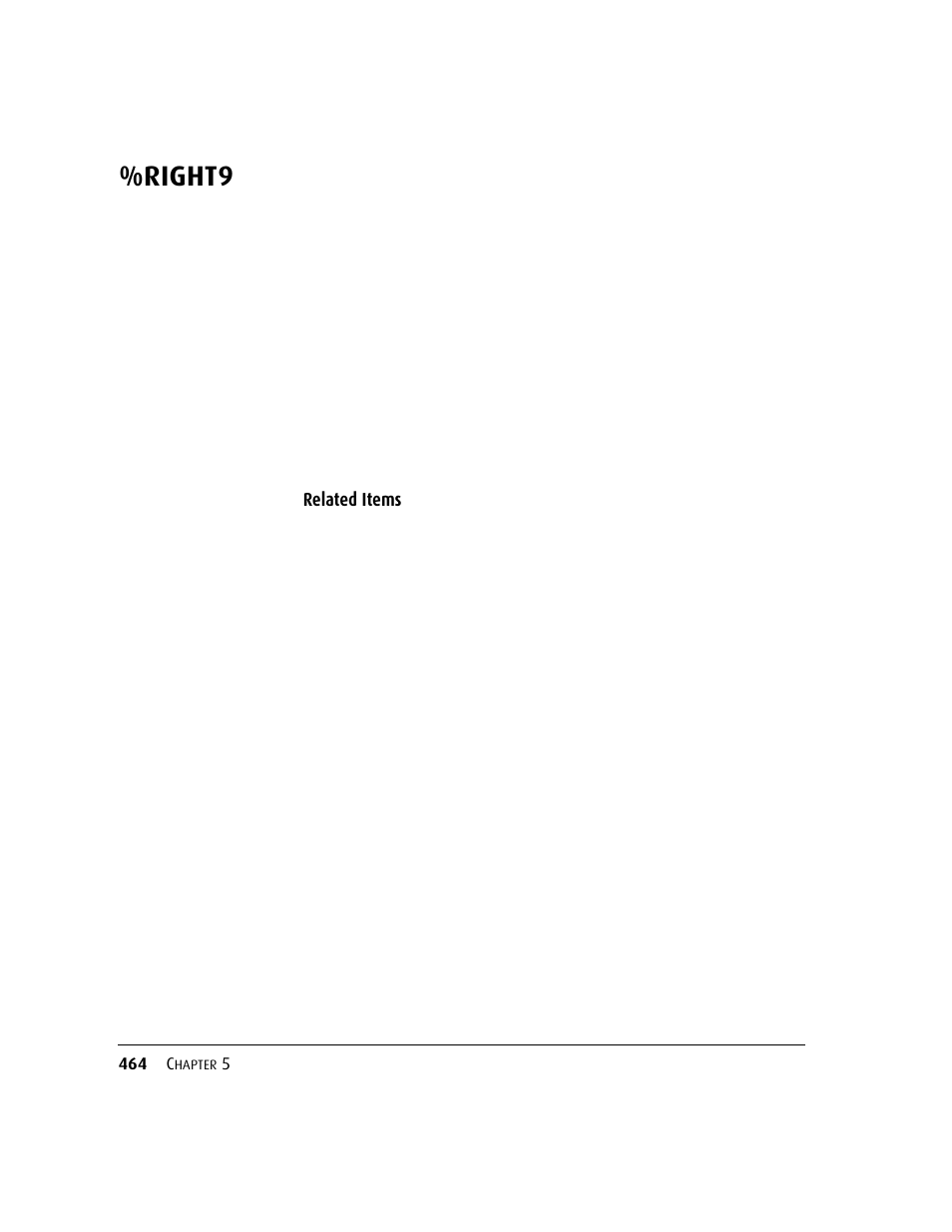 Right9, Related items | Kofax DM API User Manual | Page 484 / 528