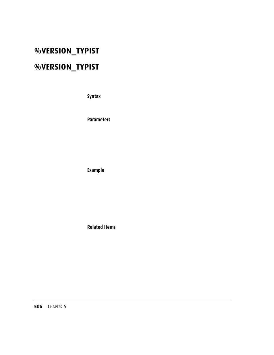 Version_typist | Kofax DM API User Manual | Page 526 / 528