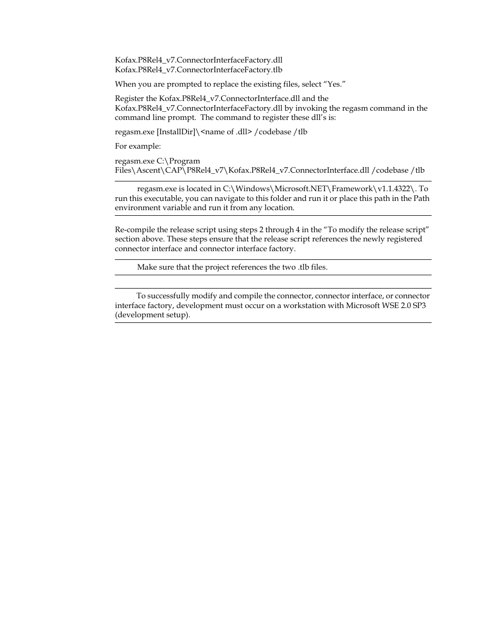 Kofax Ascen 7.1 Release Script for FileNet Content Manager 4.0 User Manual | Page 10 / 48