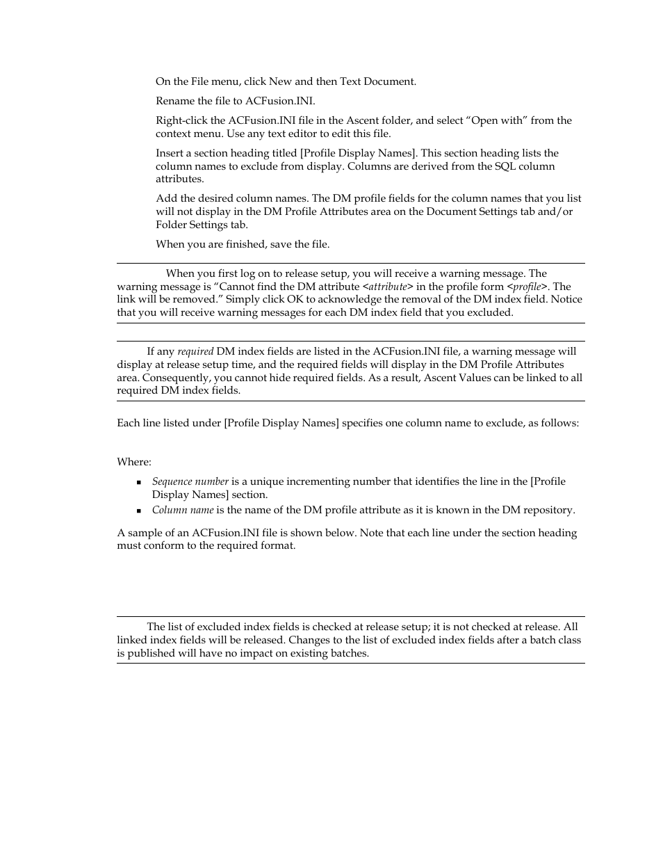 Kofax Ascen 7.0 Release Script for Hummingbird DM 5.0-5.1 User Manual | Page 18 / 46