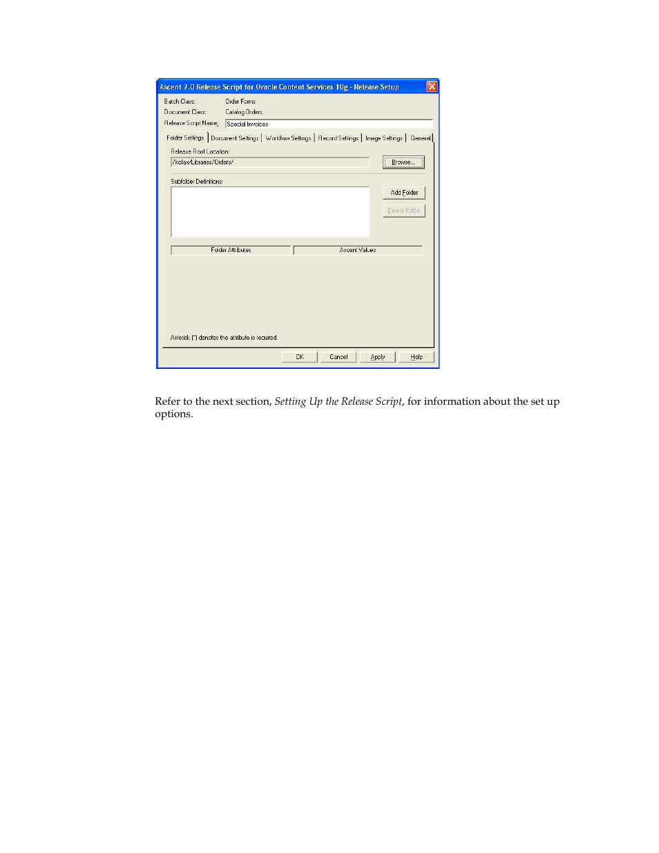 Kofax Ascen 7.0 Release Script for Oracle Content Services 10g User Manual | Page 22 / 34