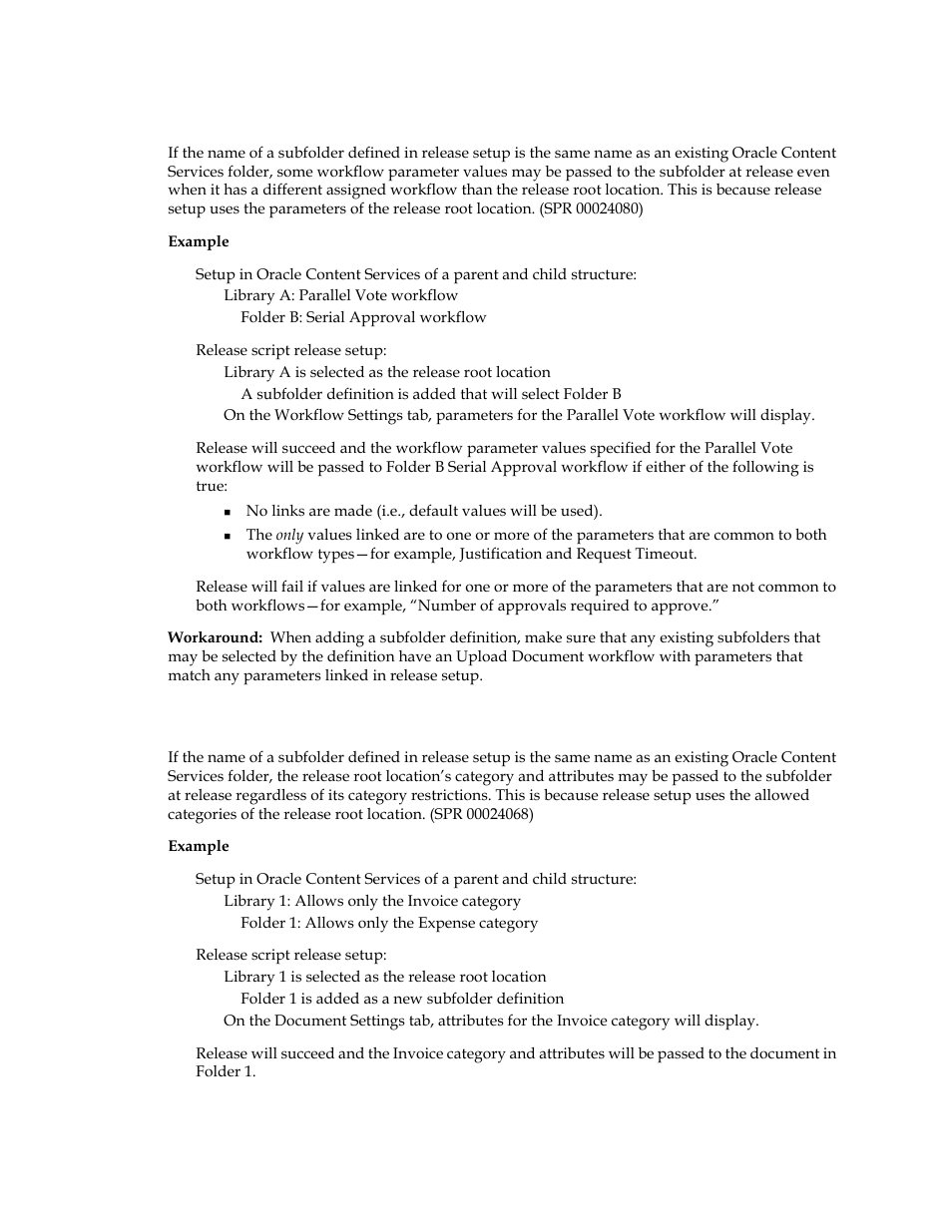 Restricted category attributes are passed | Kofax Ascen 7.0 Release Script for Oracle Content Services 10g User Manual | Page 32 / 34