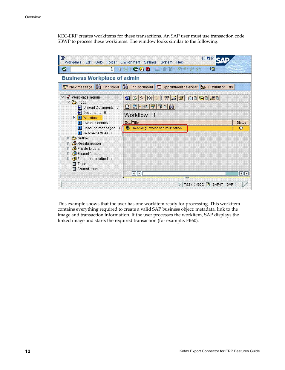 Kofax Export Connector for ERP 2.4.9 User Manual | Page 12 / 26