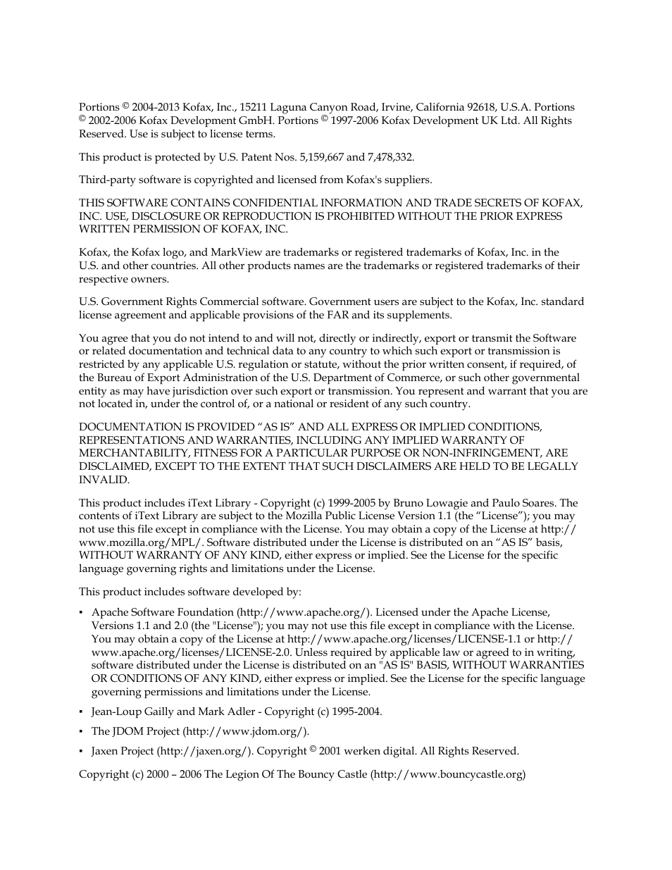 Kofax Export Connector for ERP 2.4.9 User Manual | Page 2 / 26