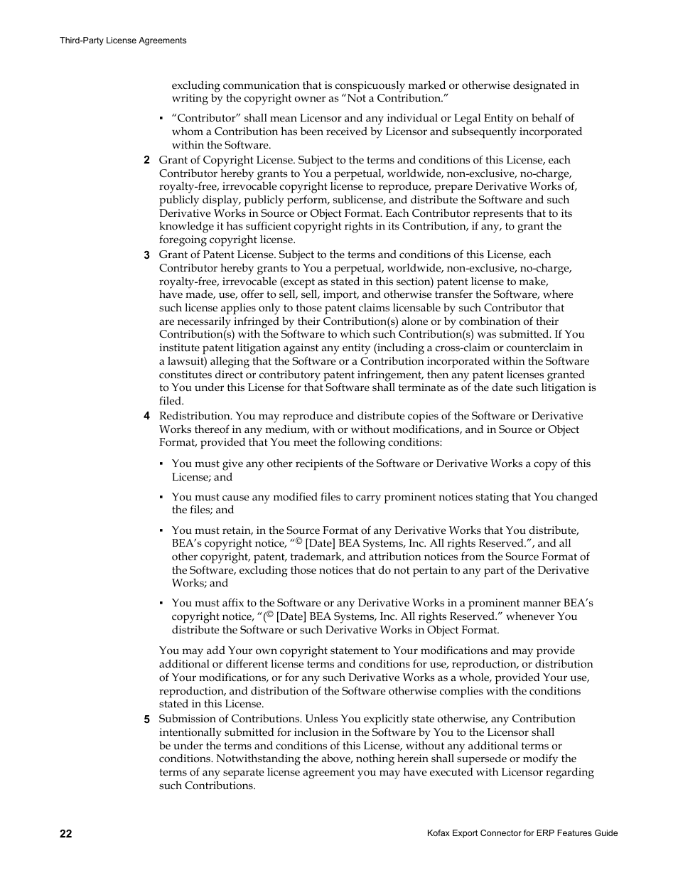 Kofax Export Connector for ERP 2.4.9 User Manual | Page 22 / 26