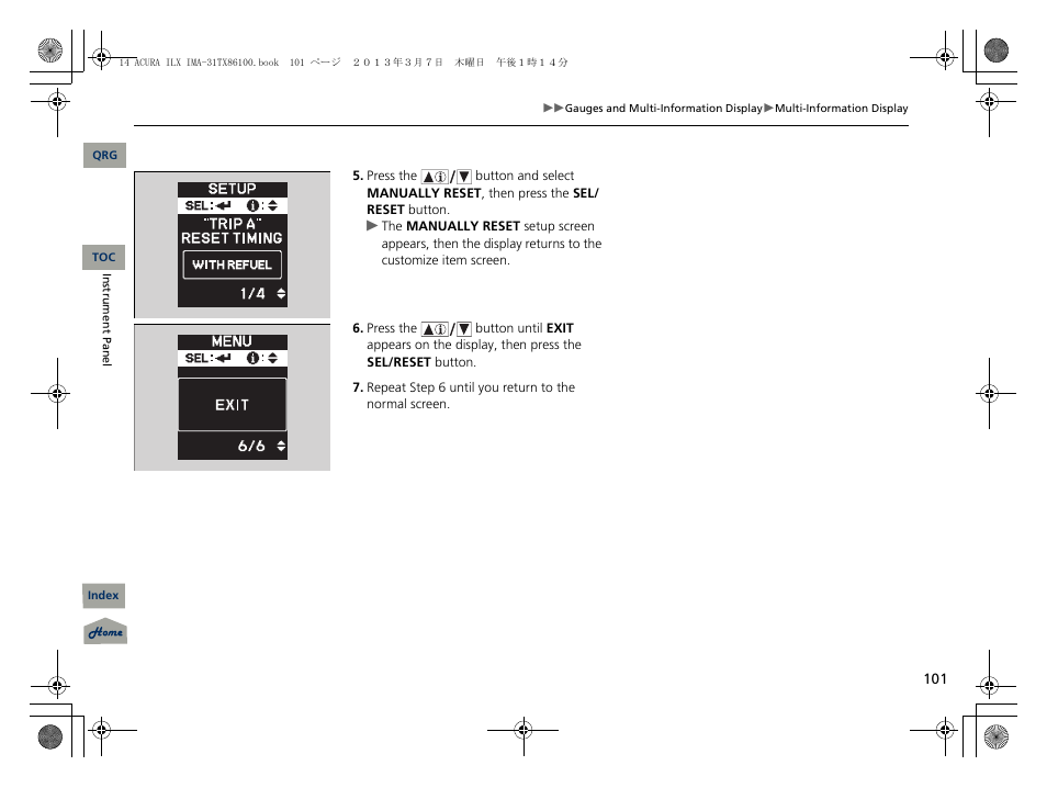 Acura 2014 ILX Hybrid - Owner's Manual User Manual | Page 102 / 365