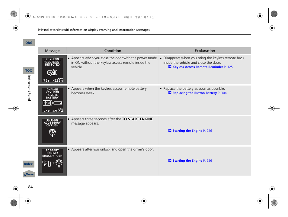 Acura 2014 ILX Hybrid - Owner's Manual User Manual | Page 85 / 365