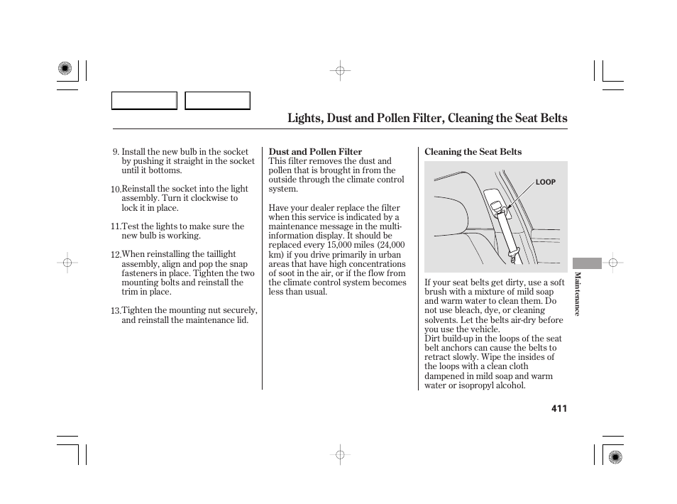 Acura 2007 RL - Owner's Manual User Manual | Page 413 / 491