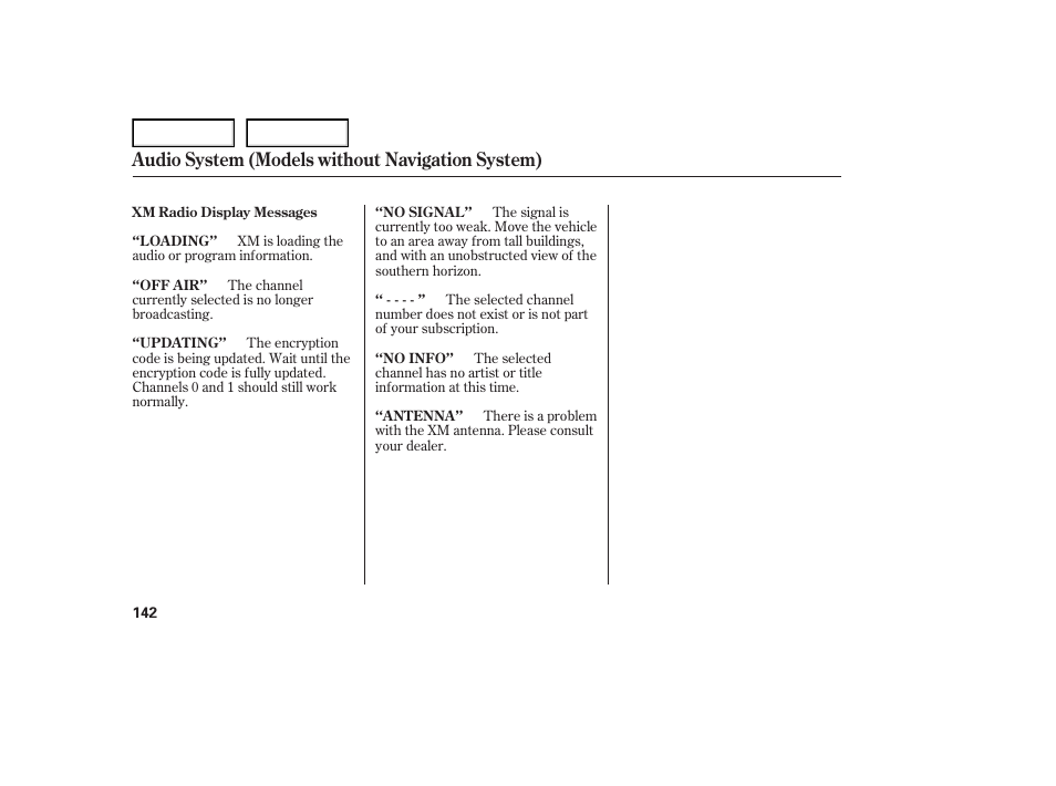 Audio system (models without navigation system) | Acura 2007 TL - Owner's Manual User Manual | Page 145 / 369