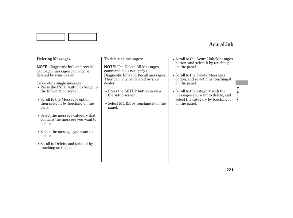 Acuralink | Acura 2007 TL - Owner's Manual User Manual | Page 224 / 369