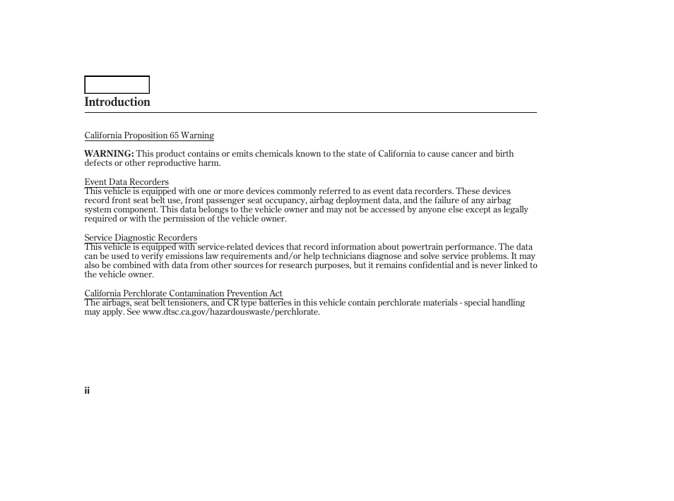 Introduction | Acura 2007 TL - Owner's Manual User Manual | Page 4 / 369