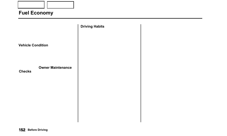 Fuel economy | Acura 2000 TL - Owner's Manual User Manual | Page 155 / 311