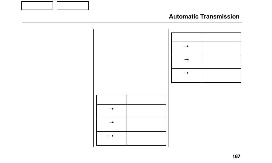 Automatic transmission | Acura 2000 TL - Owner's Manual User Manual | Page 170 / 311