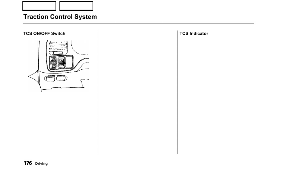 Traction control system | Acura 2000 TL - Owner's Manual User Manual | Page 179 / 311