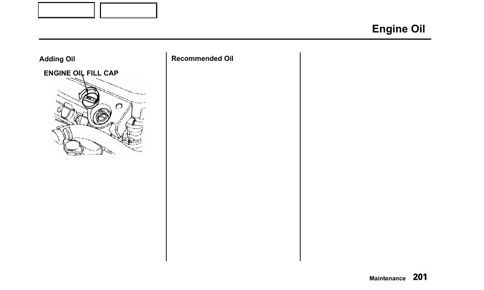 Engine oil | Acura 2000 TL - Owner's Manual User Manual | Page 204 / 311